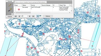 NGHIÊN CỨU KIỂM TRA TÍNH THỐNG NHẤT KHÔNG GIAN CỦA DỮ LIỆU GIS THEO QUY CHUẨN KỸ THUẬT CƠ SỞ DỮ LIỆU NỀN ĐỊA LÝ QUỐC GIA